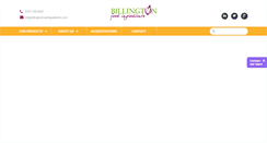 Desktop Screenshot of billingtonfoodingredients.com